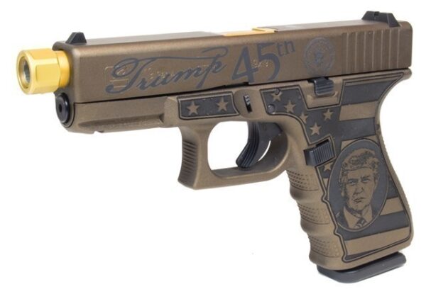 Glock 19 Gen 4 Trump Bronze 9mm