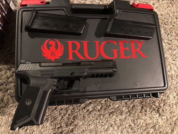 Ruger 57 with ammo